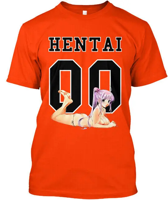 

Hentai 00 sexy bikini babe design Tee T-Shirt Made in the USA Size S to 5XL