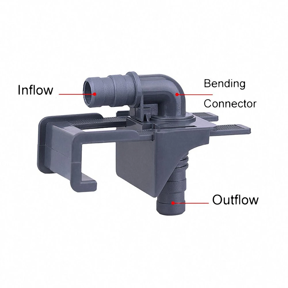 Aquarium Water Pipe Connector, Fishbowl, Inflow e Outflow Stretchable, Fixação Clipe, Mount Holder, Acessórios