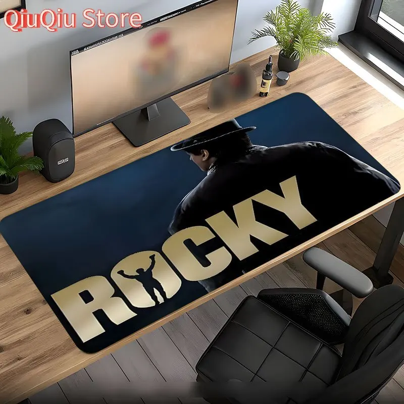 لوحة ماوس ألعاب كبيرة غير قابلة للانزلاق من روكي بالبوا - قاعدة مطاطية متينة، تصميم نابض بالحياة للرياضات الإلكترونية والاستخدام المكتبي، مثالية للوحة المفاتيح #1