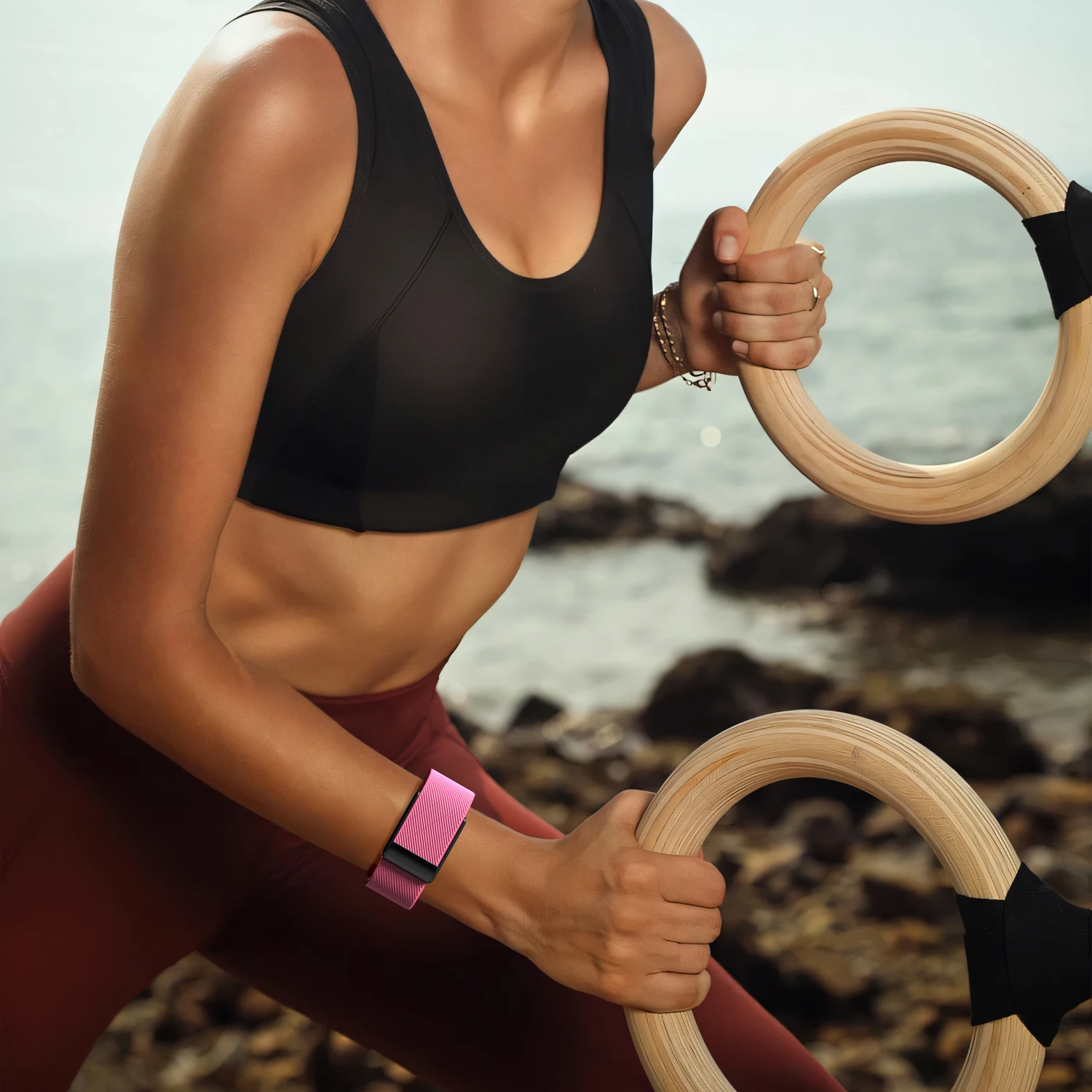 Cinturini sportivi in nylon per Whoop 4.0 Band Whoop 3.0 Bracciale elastico per orologio correa ricambio da polso elastico per cinturini Whoop 4.0 3.0