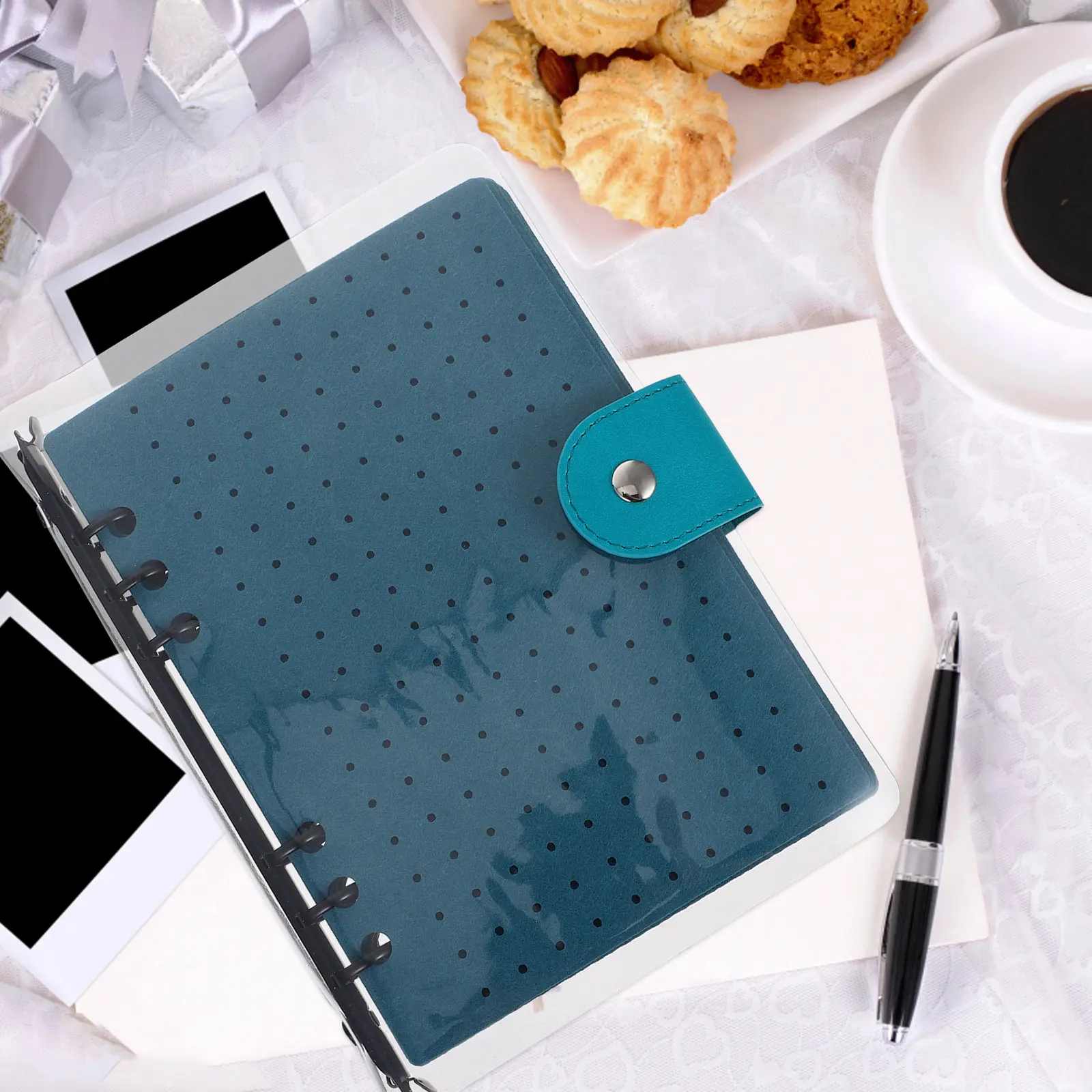 

Книга-органайзер для эмалевых значков и брошей, синяя, компактная, портативная, для хранения, коллекционный альбом с демонстрационными страницами