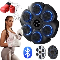 Smart Music Boxing Machine Bluetooth Wall-Mounted Boxing Trainer Reaction Exercise Boxing Wall Target for Men Women Children