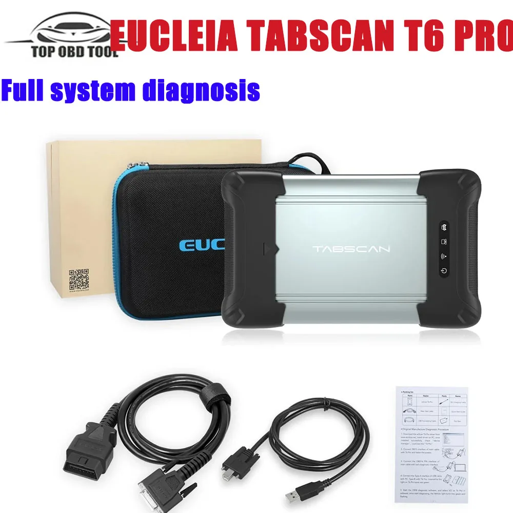 Latest Eucluia Tabscan T6pro OBD2 Scanner ECU Programming Tool For Car Diagnostic Scanner With powerful DOIP technology capabili