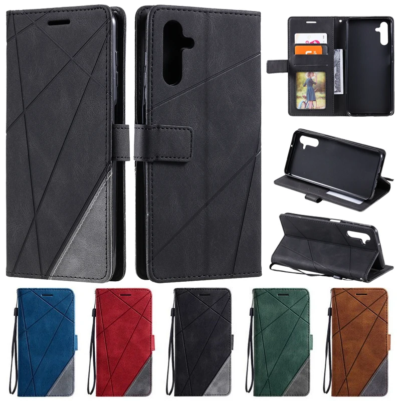 For Coque Samsung Galaxy A25 Cover Luxury Flip Wallet Leather Case on For Fundas Samsung A25 A15 A35 A55 5G A05S A05 Phone Case