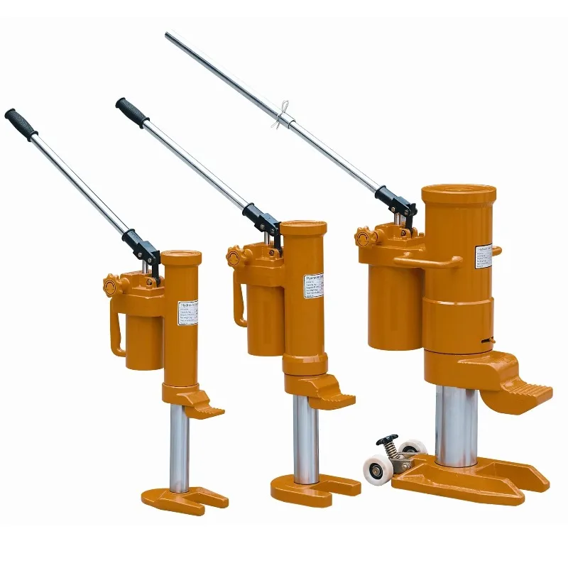 Hydraulic lifting of crane jacks, 5T, 10T, 25t rotary toe jacks