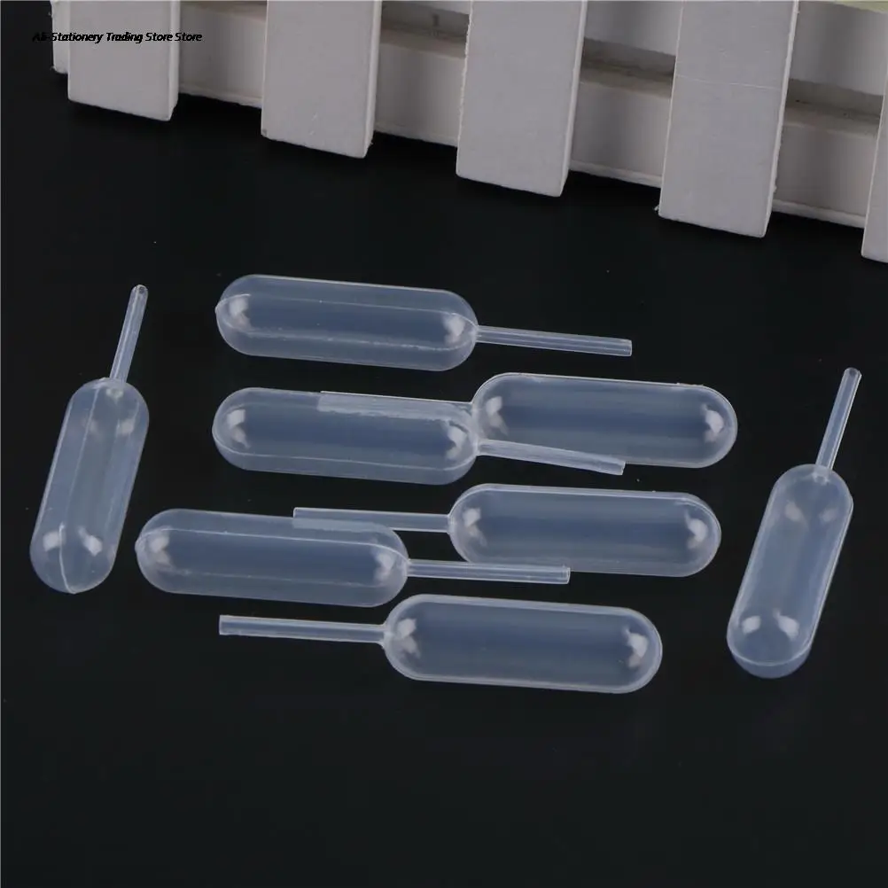 100pcs 4ml 100 plastic extrusion transfer pipette dropper disposable pipette