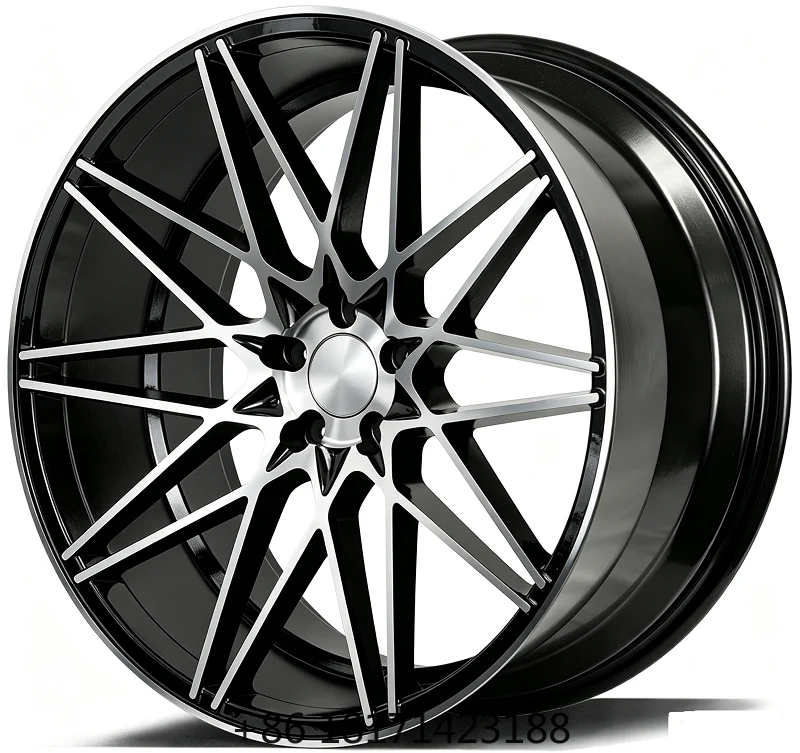 【Hot】Car Wheel Rims Alloy Wheels Black 21 Inch 5x112 Forged Polished Wheels 15 16 17 18 19 20 21 22 23 24 Inch Car Wheels