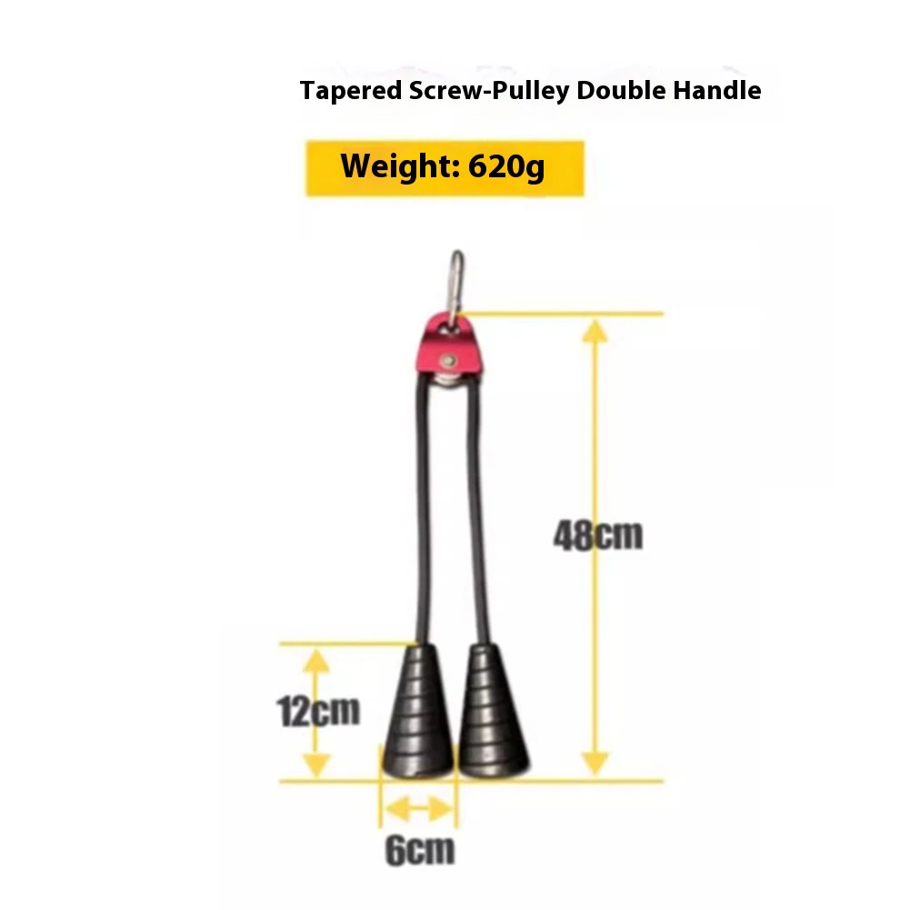 Tricep Rope with Handles Tricep Pull Down Attachment Non Slip Triceps Rope Cable Attachment Tricep Pull Down Rope for Home Gym