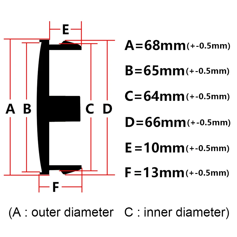 4Pcs Blank No Logo 3D Carbon Fiber Veins Sticker 68mm Car Wheel Center Cap Fit For BMW 68mm Size Wheel Cap Rim Centre Hub Cover