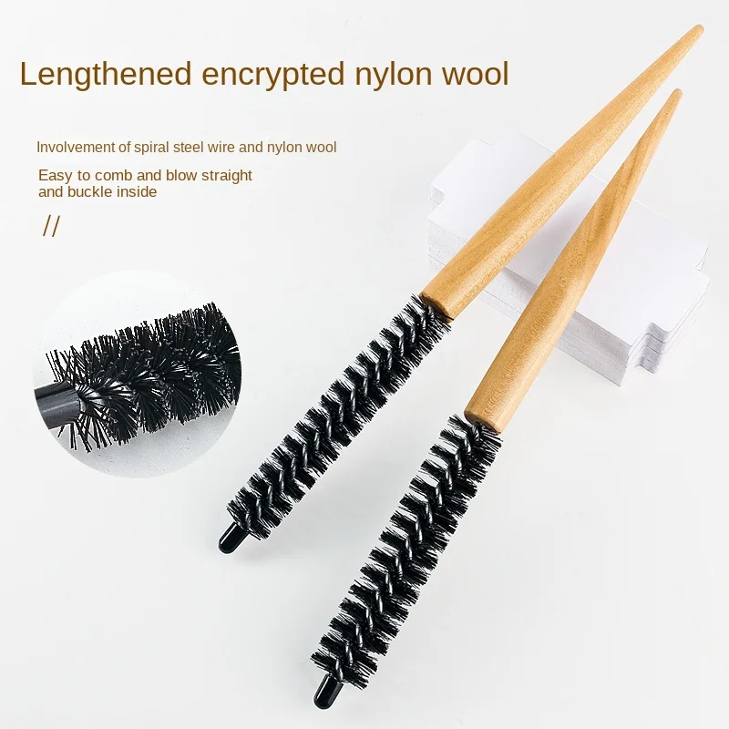 16mm 20mm Small Hair Round Brush Short Styling Comb Salon Hair Curling Brush Hair Makeup Comb for Hairdrerssing Tool