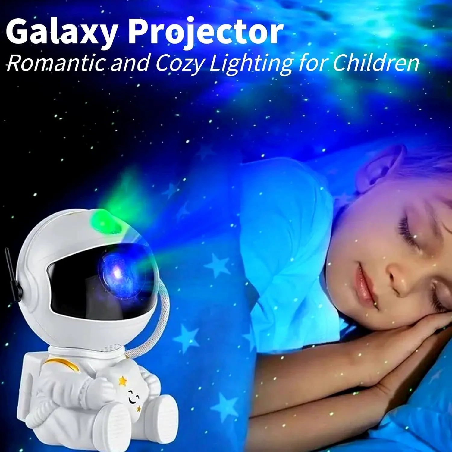 Galaxy Star Astronaut Projector Led Night Light Sky Porjectors Lamp Decoration Bedroom Decorative For Children Robot Gifts