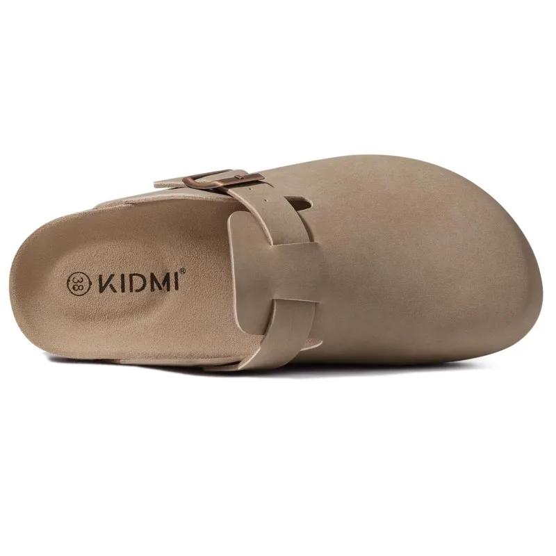 Crestar Summer Clogs Slippers For Women Men Fashion Potato Shoes Leather Cork Footbed Mules With Arch Support Unisex Beach Shoes image 4