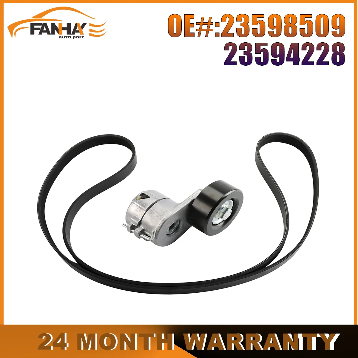 

Belt Tensioner And Serpentine Belt For Tornado Van 1.5L Accessory Belt and Tensioner Kit 2021–2024 23598509+23594228