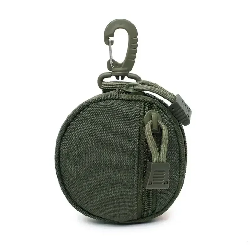 Tactical EDC Pouch With Hook Key Coin Earphone Bag Wallet Key Pouch Waterproof Hunting Hiking Camping Small Pocket MOLLE Pouch