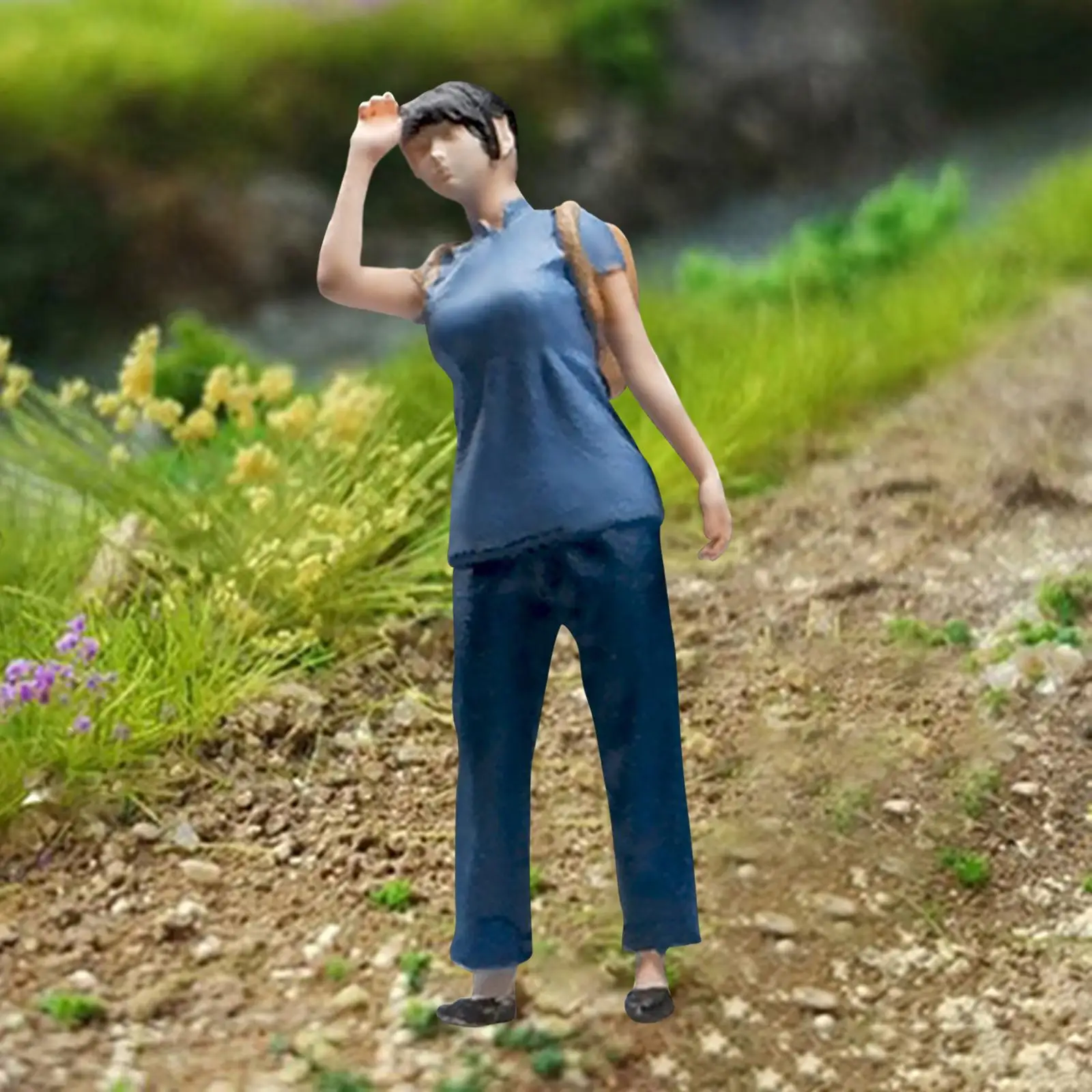 

Фигурки людей 1:64, поделки «сделай сам», поезда с ручной росписью, фигурки людей из архитектуры, модели сцены, корзина, декор для женщин-Горохов