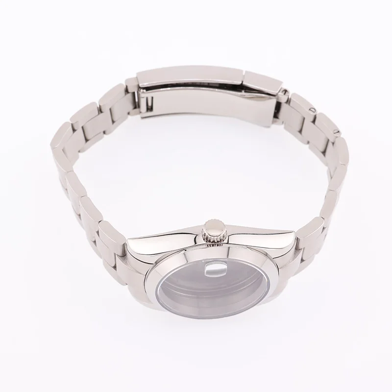 Caixa de relógio de 36 mm NH35 Caixa de relógio mecânico para peças de reposição