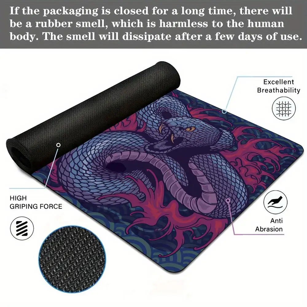 

Toad and snake theme Mouse Pad Desk Mat with Stitched Edges non-Slip rubber base gamer pc accessories Gaming mat Extended pad