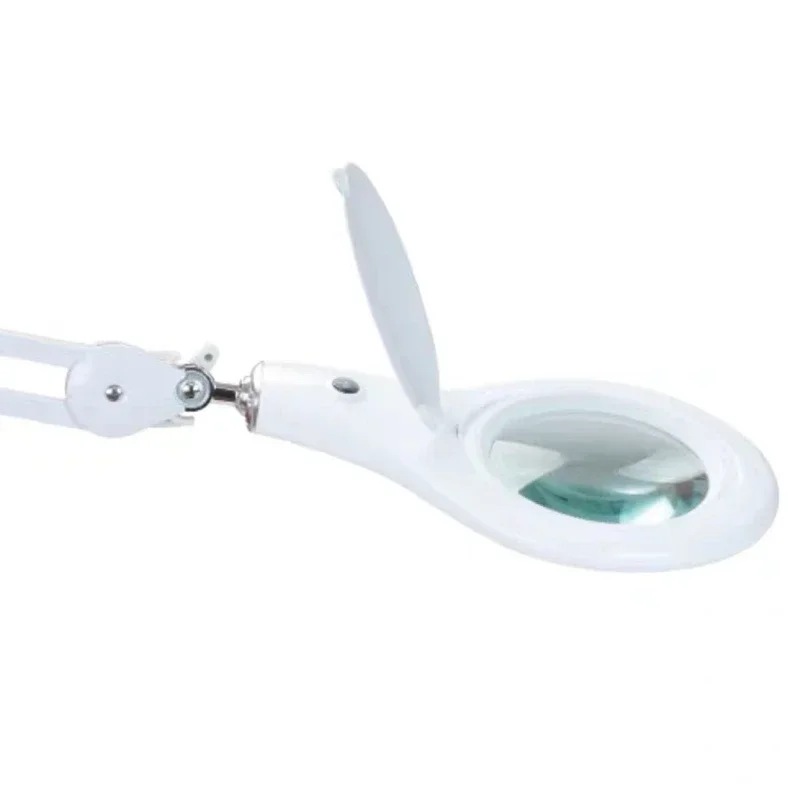 Pro'sKit MA-1209 Clip-on Desktop Magnifier Lamp with 5D Adjustability and LED Light for Workbench