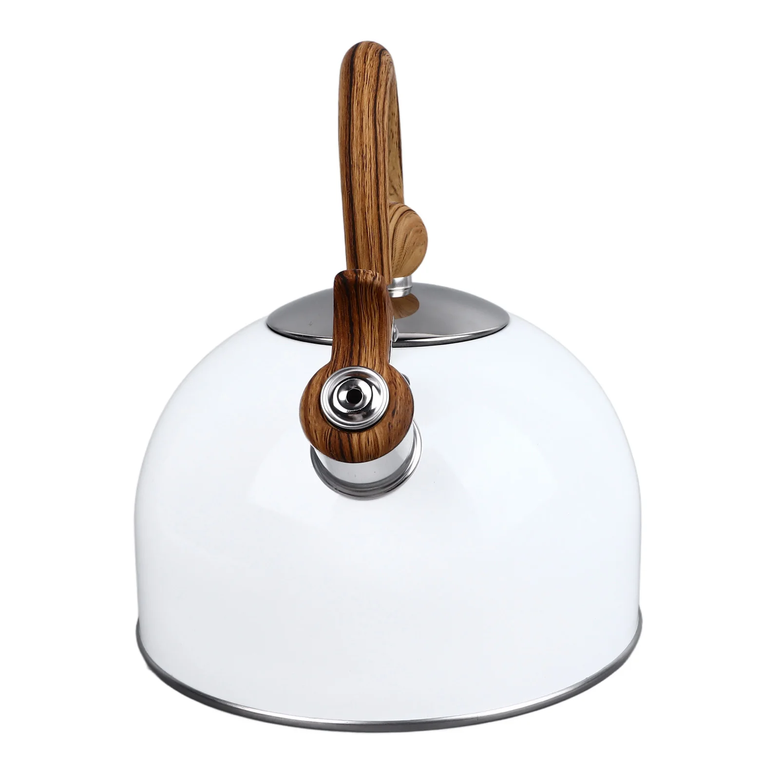 Hervidor de agua de acero inoxidable, tetera Universal gruesa de 2,5l, con fondo plano, para inducción de Gas