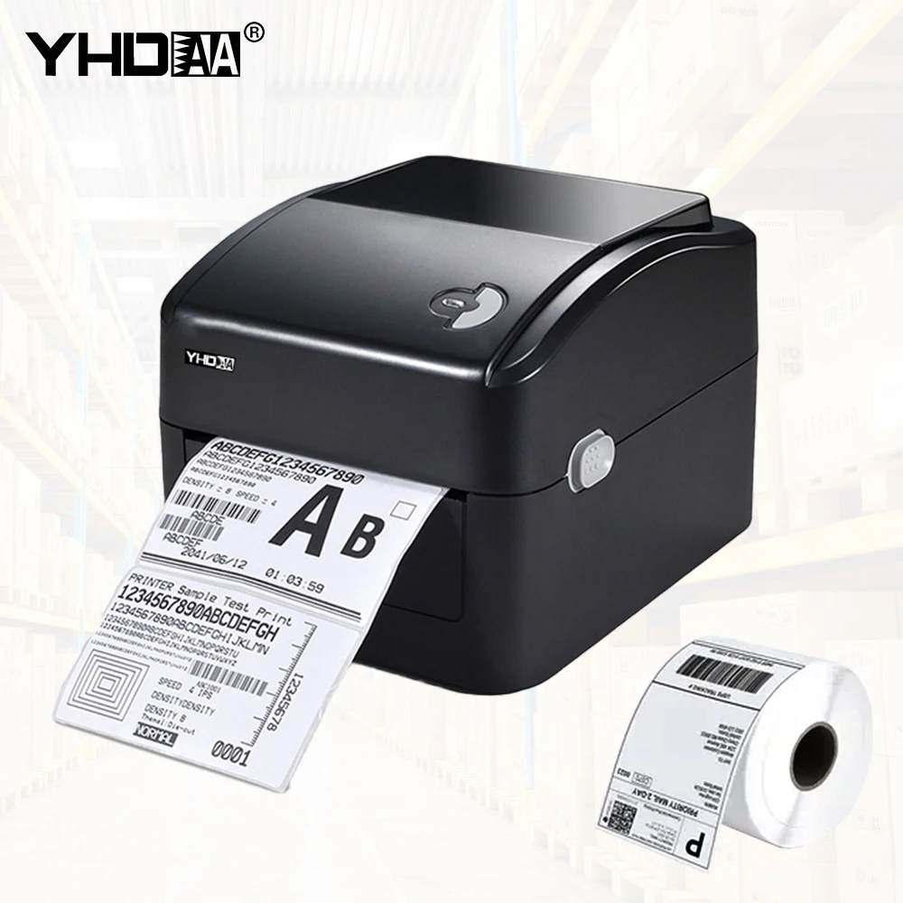 

4 Inch Express Shipping Label Printer Thermal Barcode Label Blue Tooth USB Interface Printer Use For DHL,Ebay,Amazon