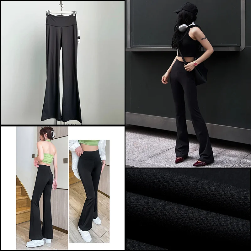 

Новые брюки для йоги с высокой талией для женщин, подтягивающие живот, мягкие непрозрачные леггинсы для тренировок, одежда для спортзала и фитнеса