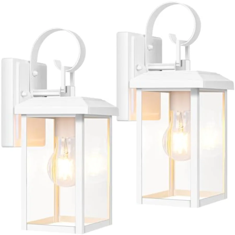 2-Pack Outdoor Wall Light Fixtures, Exterior Lighting Fixtures Wall Mount, Waterproof Porch Lights Outdoor Wall Sconces Lantern