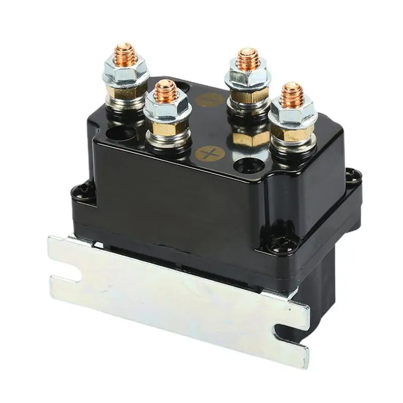 Winch Relay Winch Relay Solenoid Replacement 12V Heavy Duty Winch Parts Shatterproof Solenoid Box For 5000-7000 Lbs Winches