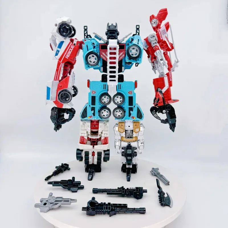Transformation Toys HZX Defensor IDW 5 IN 1  NO BOX Sets Action Figure Toys Robot KO Boys Gift