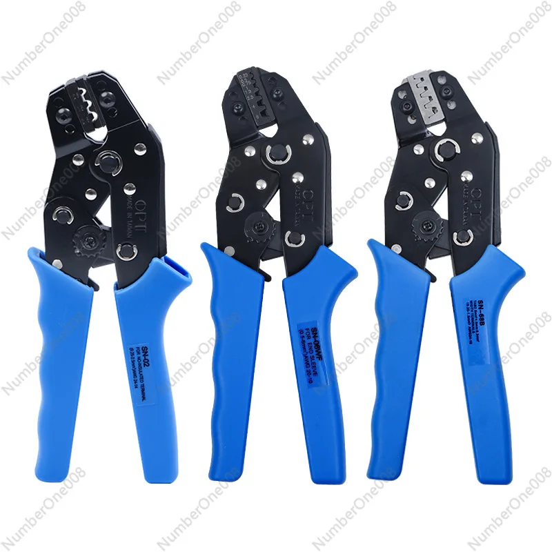 

Wire Crimper SN-06 06wf 28B 48b 02C 02wf Ratchet Cold Compression Terminal Clamp Network Cable Pliers