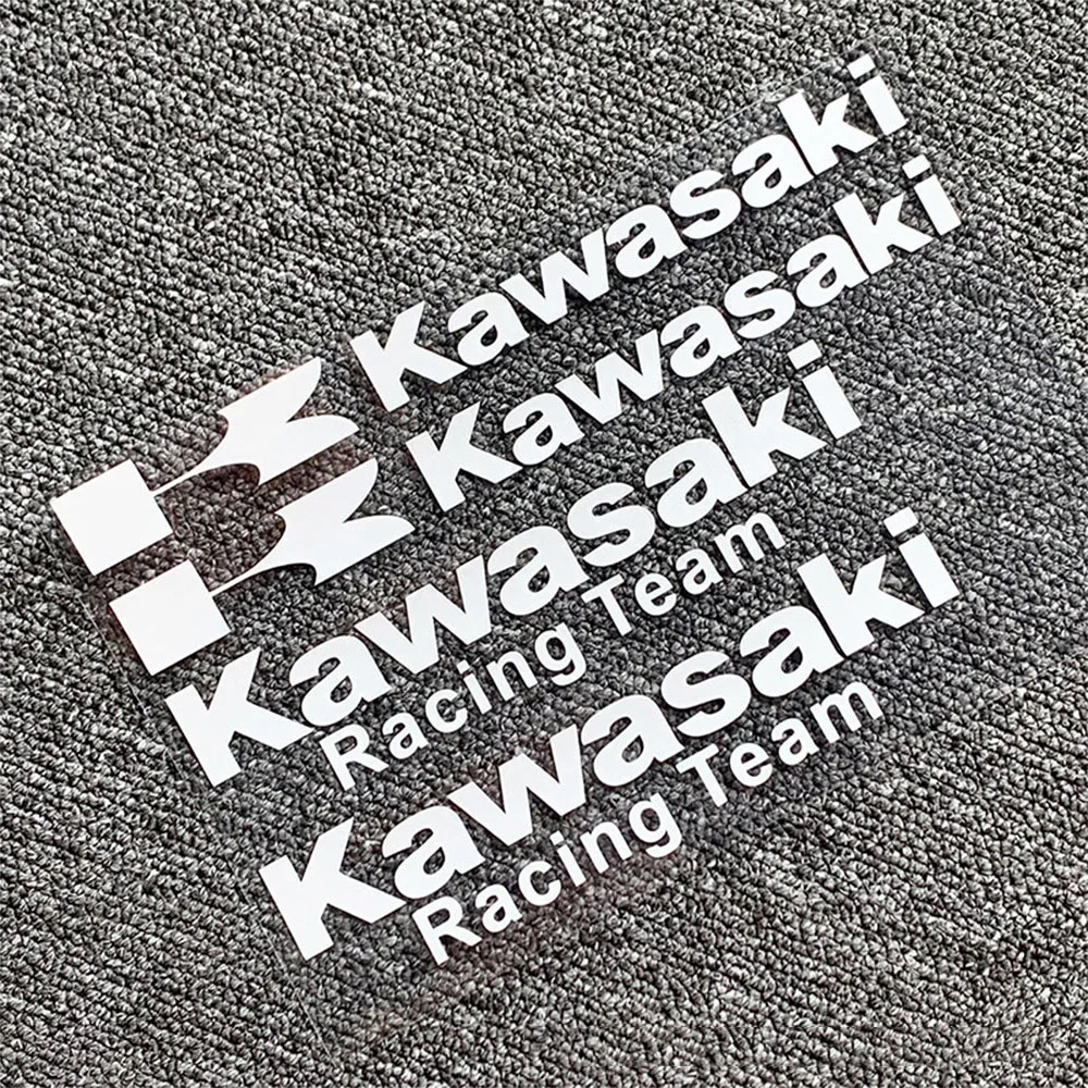 Motorcycle Kawasaki Ninja Sticker Letter Body Fuel Tank Helmet Reflective Waterproof Sticker Car Decorative Decal Universal