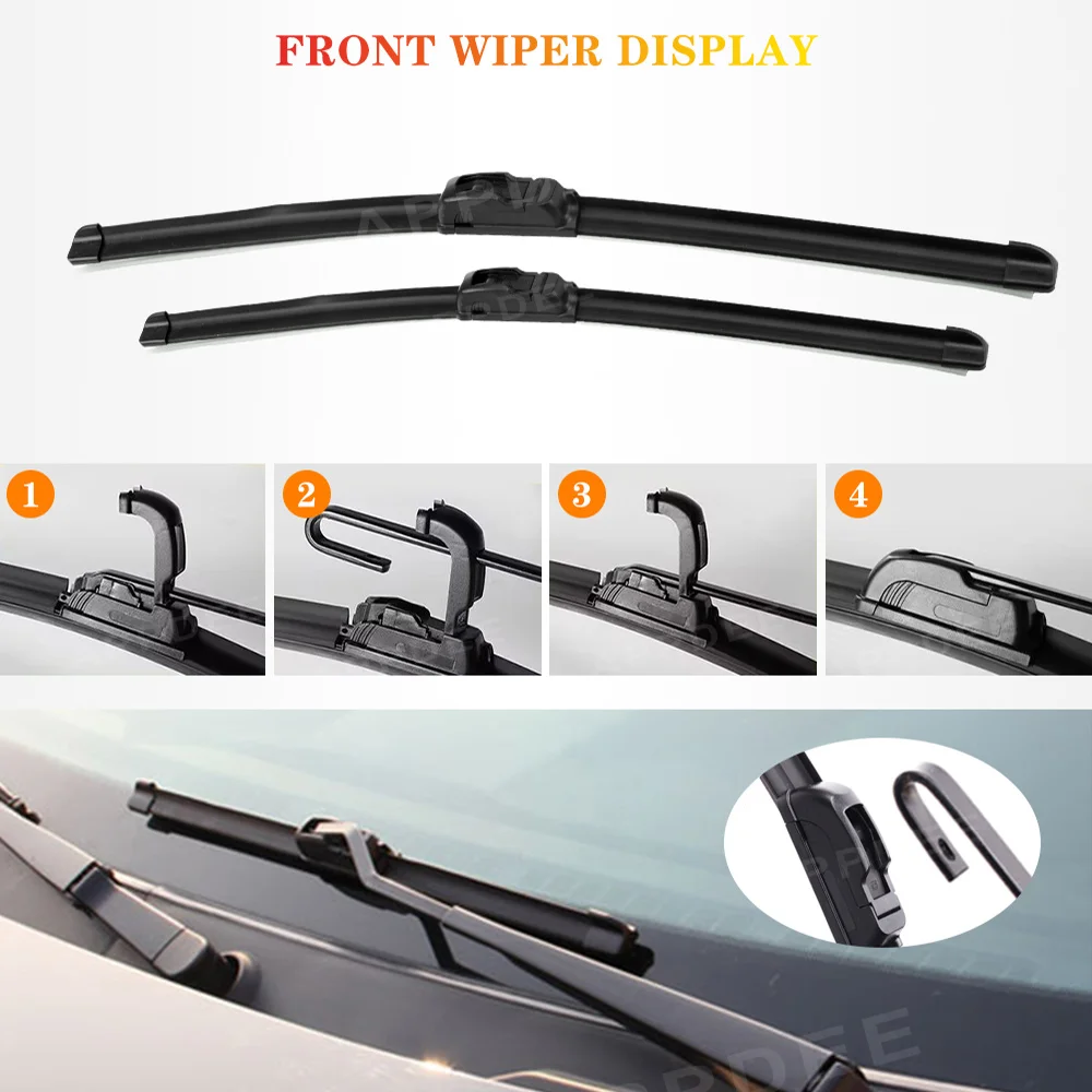 APPDEE Wiper For Mazda 5 Premacy MK2 MK3 MPV 2005-2017 2006 2007 Wiper Front & Rear Wiper Blades Windscreen Brushes 26