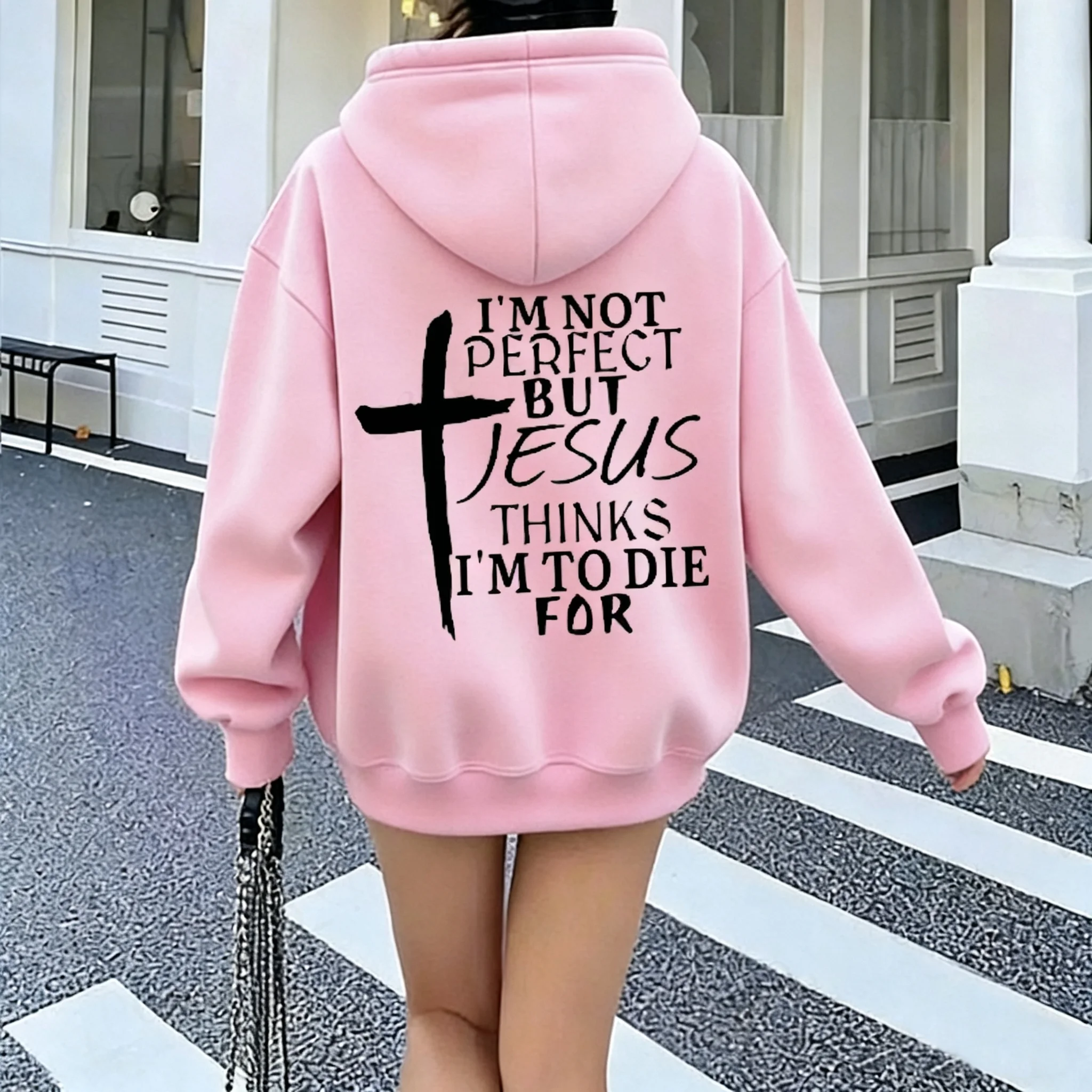Funny Jesus Print Men Women Hooded Hoodies Casual Hoody Clothing Jesus Fashion Personality Sweatshirts Hip Hop Streetwear Tops