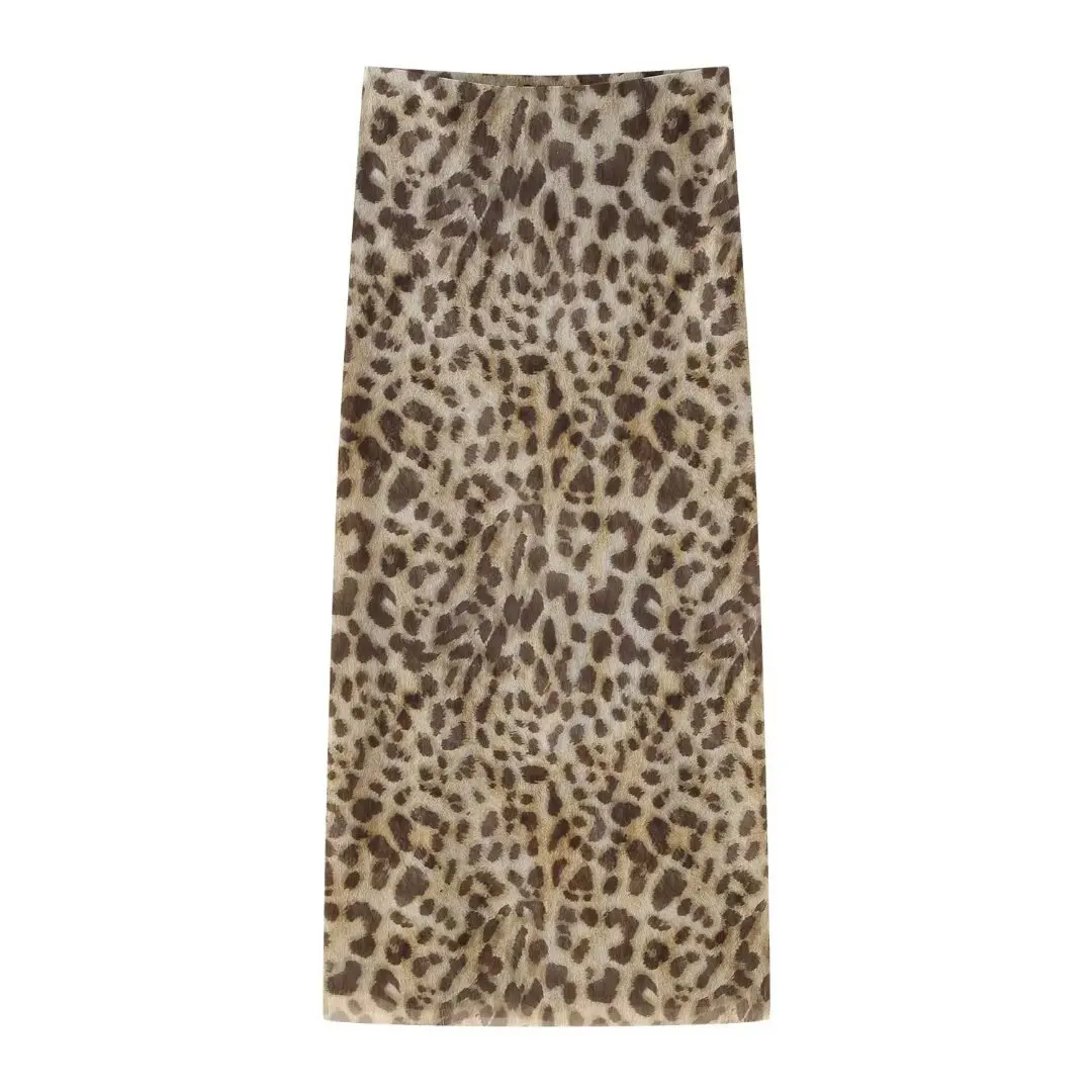 Summer Women's Leopard Zebra Print Skirt