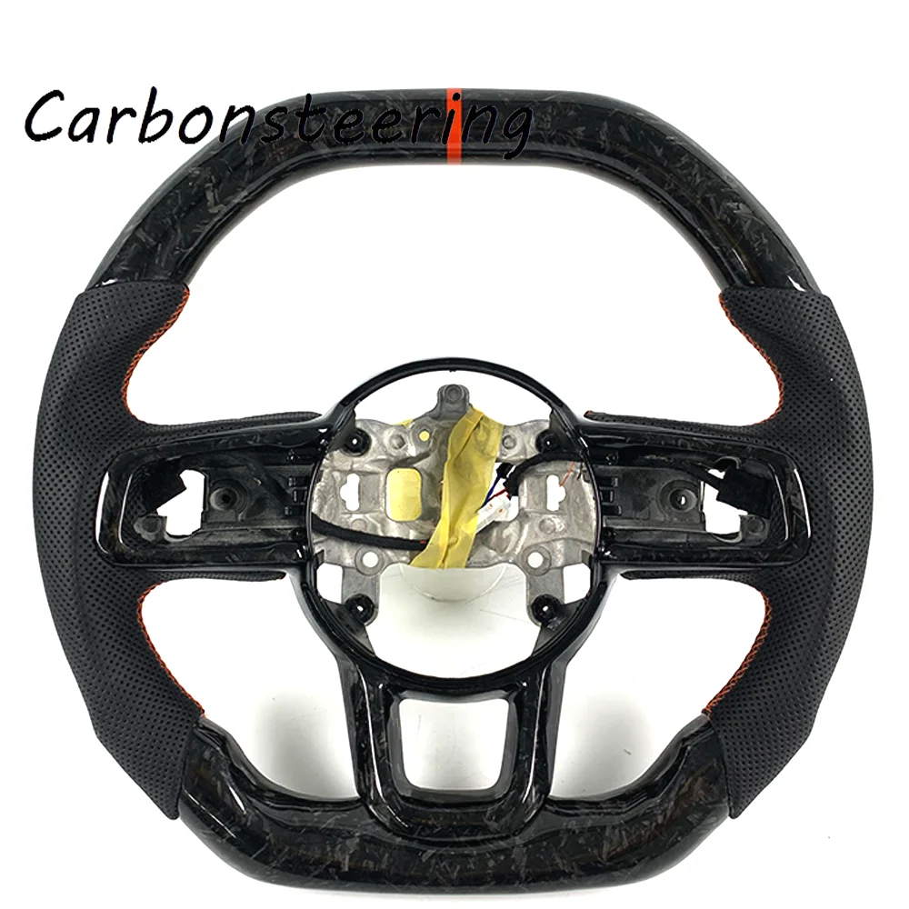 Premium Forged Carbon Fiber Steering Wheel for Jeep Wrangler JL JLU 392 Rubicon 2018+ Sport Off Road Custom Interior Upgrade