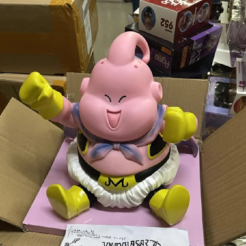 ฟิกเกอร์อนิเมะดราก้อนบอลใหม่ ขนาด 25 ซม. มาจินบู ของตกแต่งโต๊ะทำงาน โมเดลพีวีซี น่ารัก ของขวัญวันเกิดสำหรับเด็ก