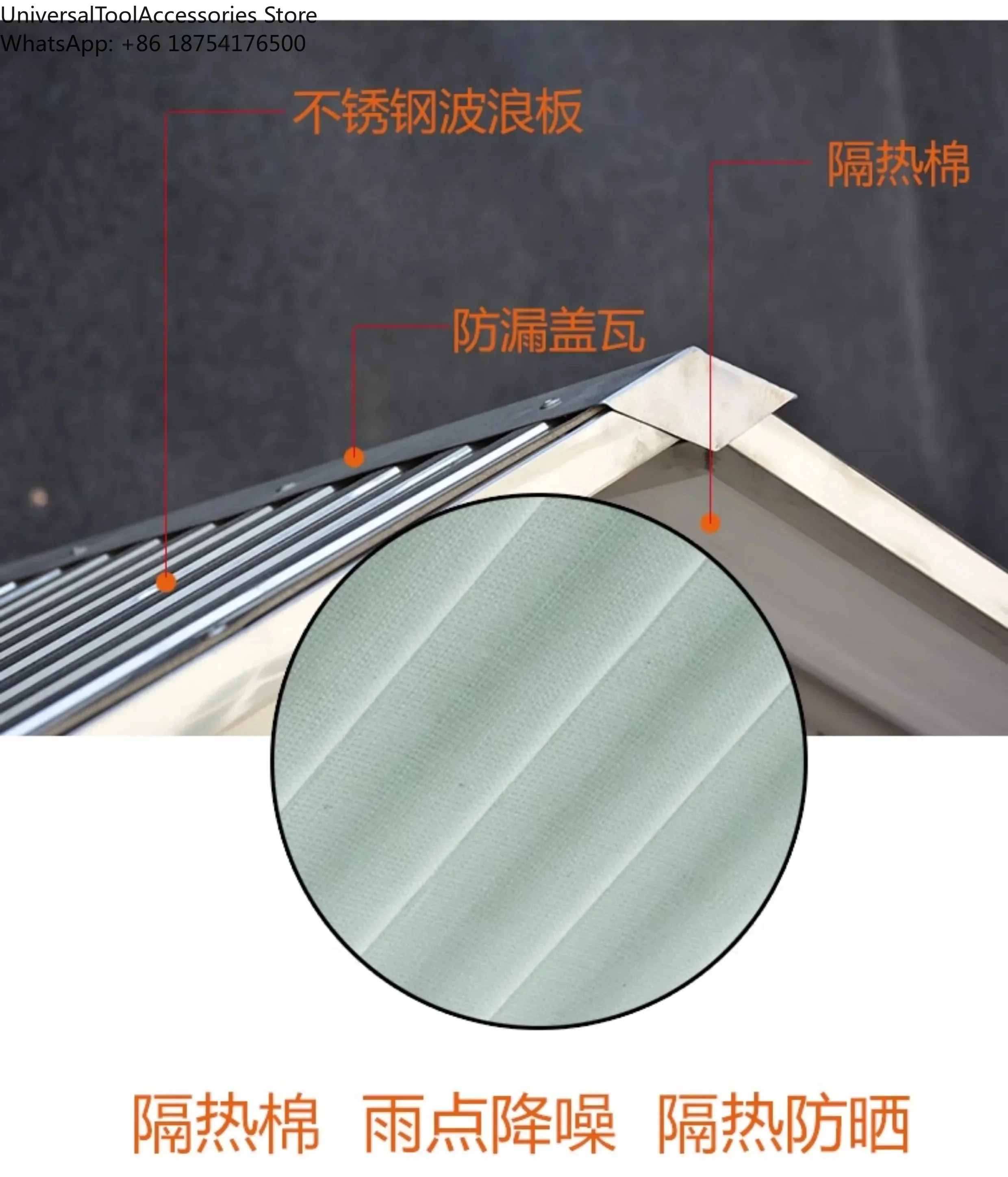 202/304 Stainless Steel Parrot Cage Outdoor Rainproof Sunscreen Oversized Pachyderm Large  Villa Bird Cage