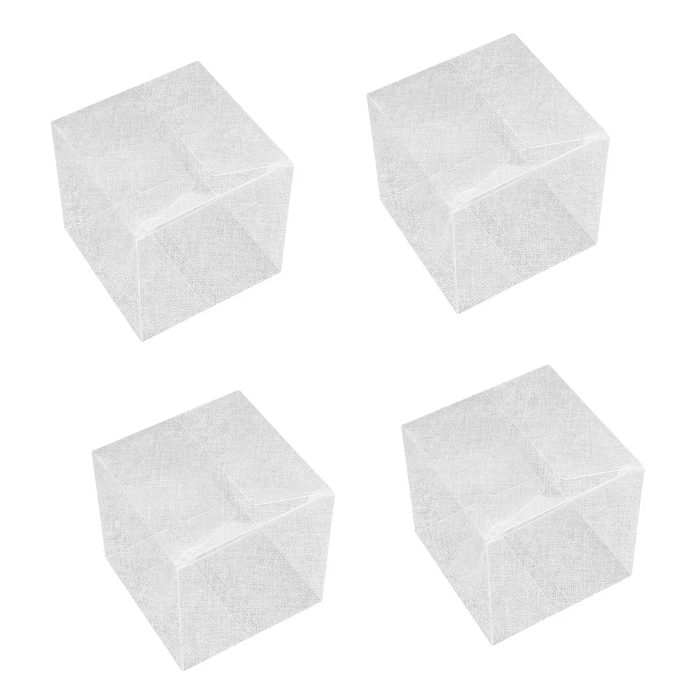 

10pcs Macaron Packaging Boxes Clear PET Candy Box Biscuit Container Food Storage Wedding Party Favors Birthday Christmas