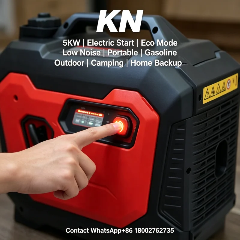 Portable 2200W Inverter Generator Gaso line Quiet 4-Stroke for Home RV Camping Outdoor Emergency Backup