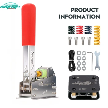 Simruito sim racing gaming freio de mão usb pc suporte de freio de mão sim pedais de corrida sistema de jogo de rallybrak de mão de 16 bits