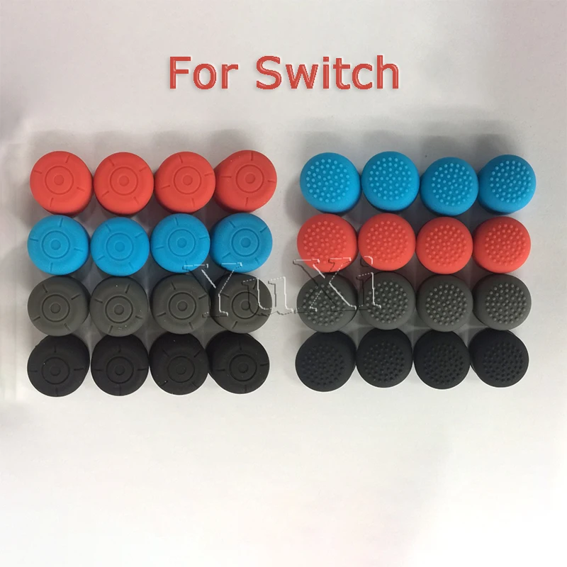 ซิลิโคนThumb Stick GripหมวกJoypad Analogจอยสติ๊กสําหรับNintendo Switch Oled Lite NS Joy-Con Controller ThumbStick
