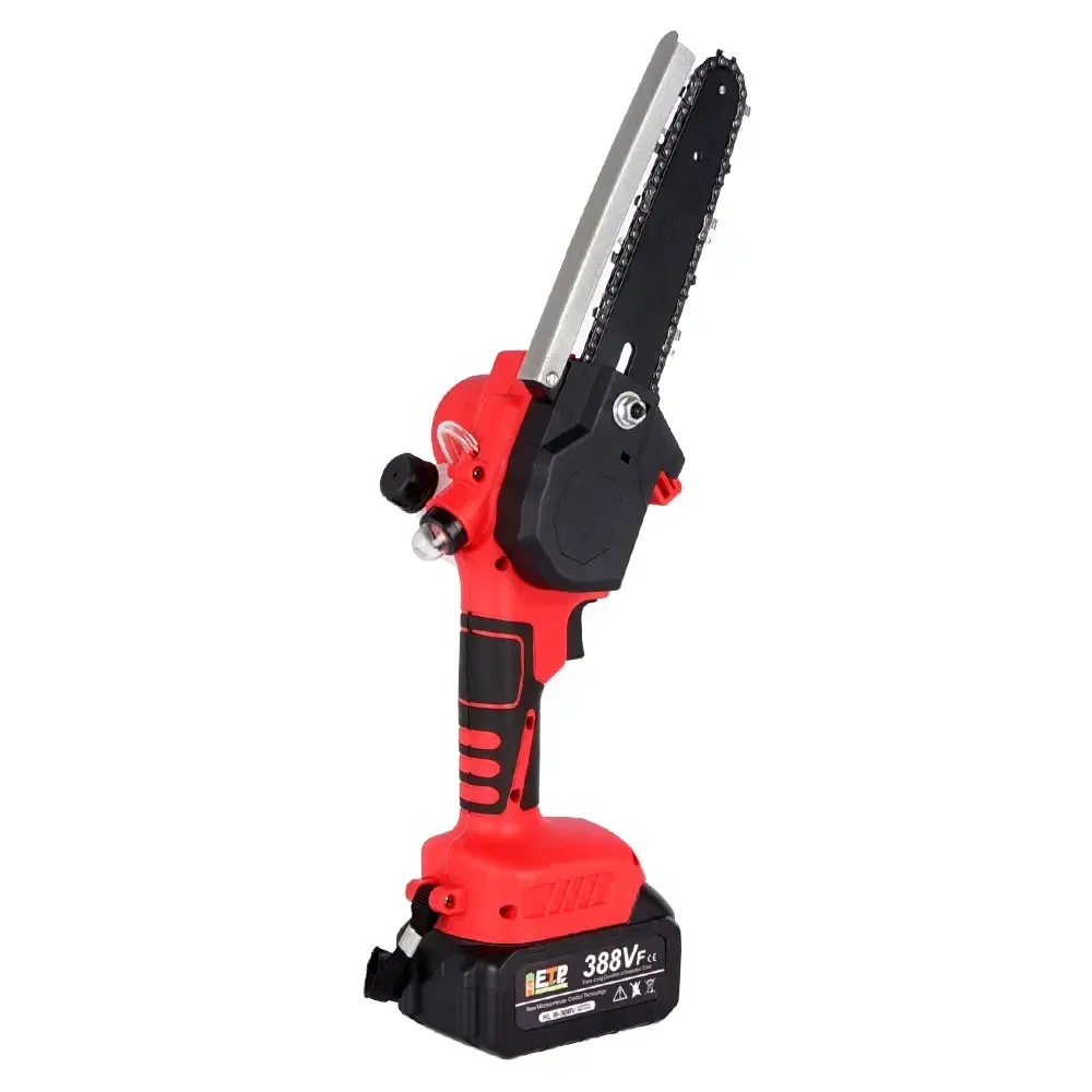 6 Inch Brushless Electric ChainSaw Cordless with Oil Cordless Rechargeable Woodworking Garden Pruning Tool for Makita 18VBattery