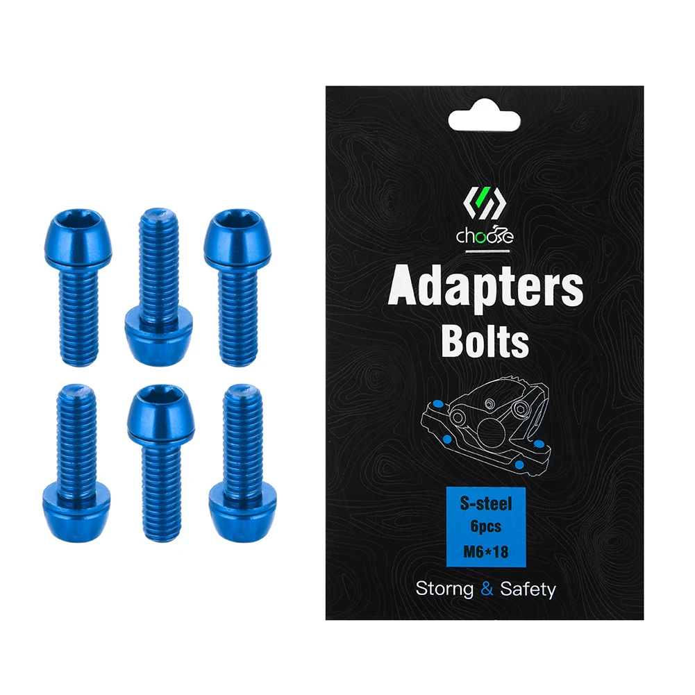 Disc Brake Caliper Brake Srew Steel Disc Brake Caliper Screw Red/orange/color/green/blue 45g/bag Fixing Accessories