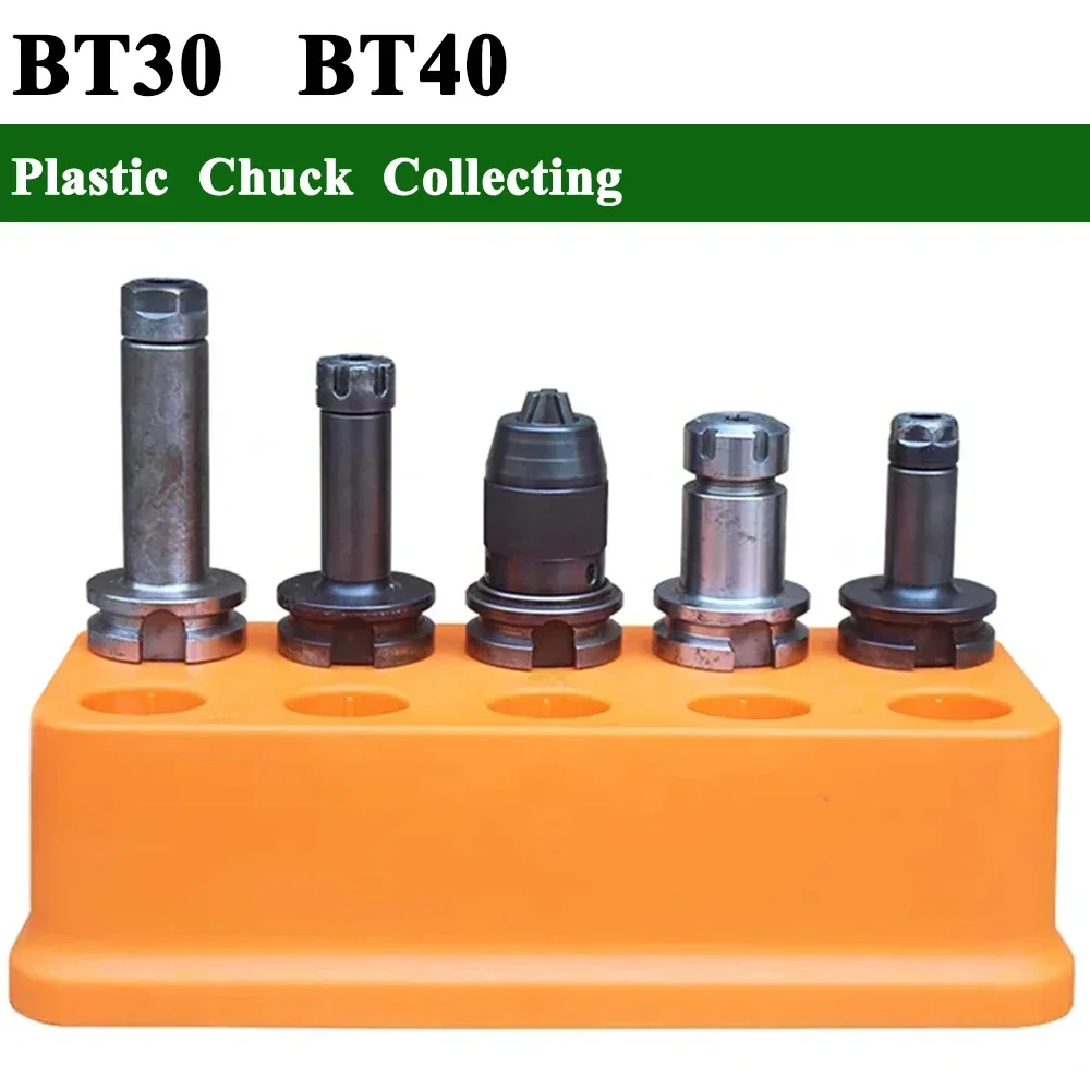 CJLY BT30 BT40 BT50 Caixa de armazenamento de pinça Mandril de plástico Caixa de coleta Porta-ferramentas CNC Mahcine Peças Suportes Caso