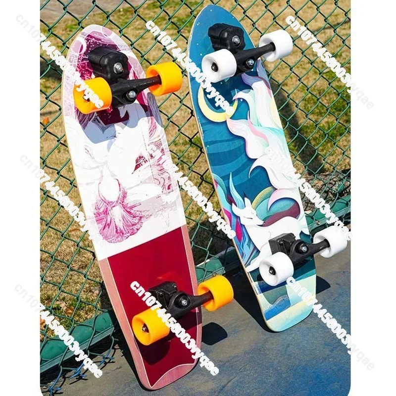 Zhongmei land surfboard S6 skateboard male and female adult beginner road board children's professional free ground surfboard