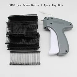 1 pz Tag Gun + 1 etichettatura + 1000 pz o 5000 pz 50mm Barbs aghi macchina Set strumento, prezzo appeso tag strumenti