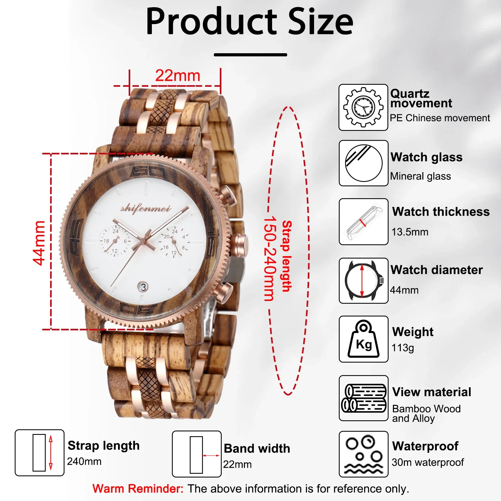 Kitykiss 남성용 나무 쿼츠 방수 시계 달력, 오리지널 럭셔리 조각 나무 타이밍 코드, 패션 캐주얼, 신제품