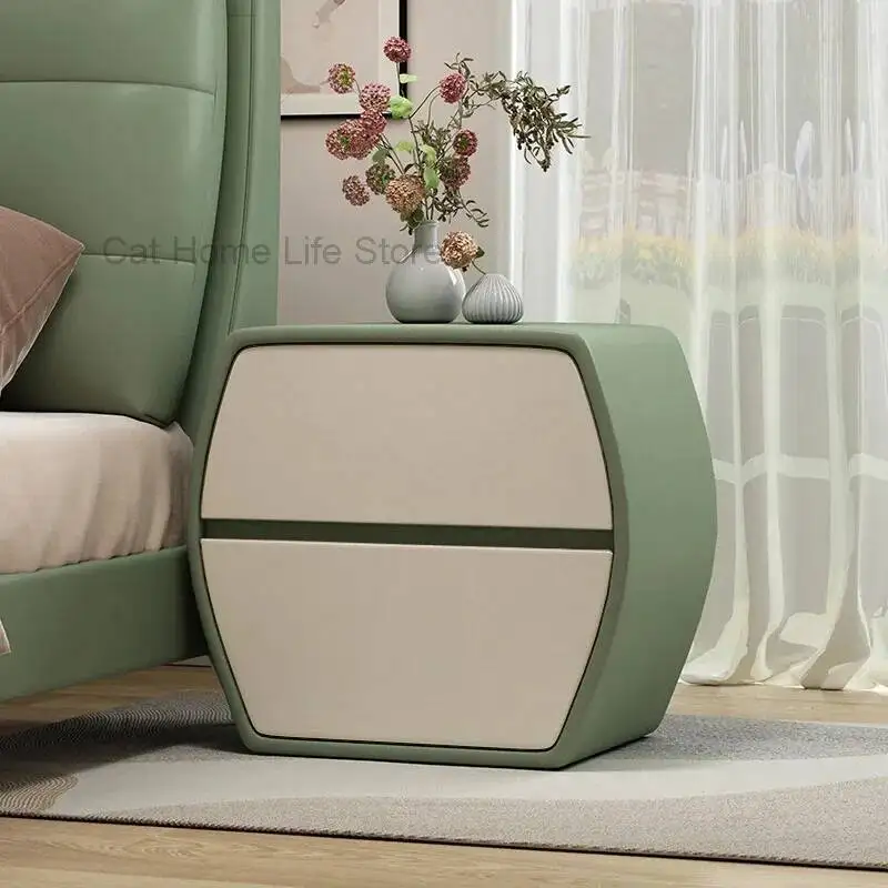 

Elegant Bedside Table Nordic Exquisite Design Modern Luxury Nightstand Storage Aesthetic Mesitas De Noche Bedroom Furniture