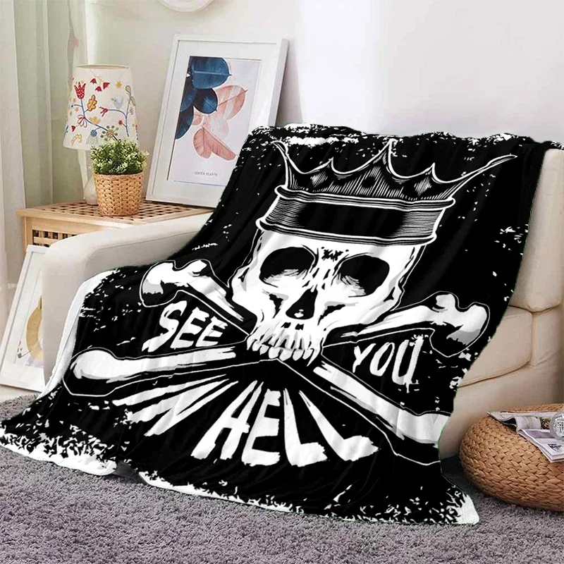 Flannel Throw Blanket All Season Light Warm Decke Anime Tokyo Ghoul Print Blanket Sofa Blankets for Bed Super Soft Warm Blanket