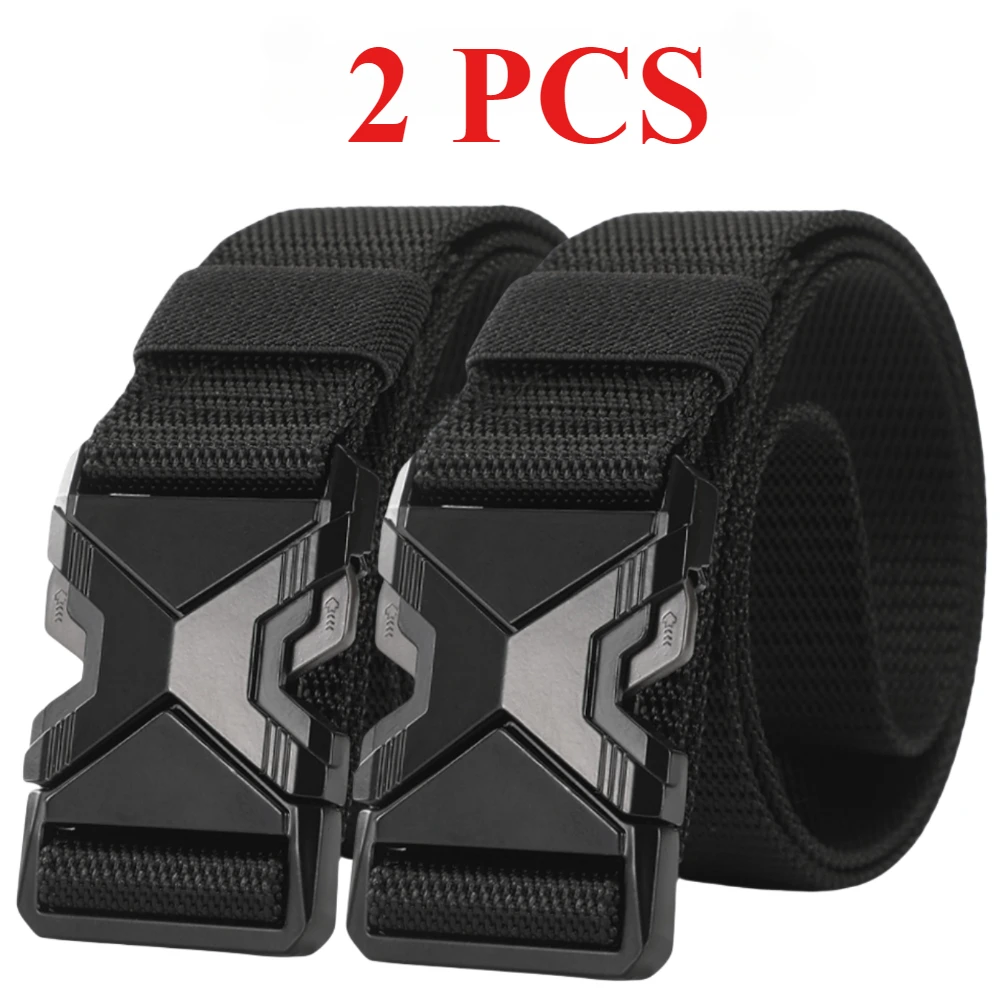 Men's Quick Release Pluggable Buckle Sports Belt