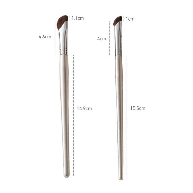 Pinceau de Contour du nez pinceau de Contour du nez plat pinceau de maquillage de Contour coudé cheveux naturels pinceaux de maquillage de taches d'ombre de Contour coudé
